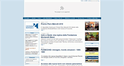 Desktop Screenshot of fondazionemontanelli.it