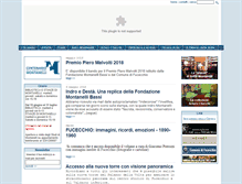 Tablet Screenshot of fondazionemontanelli.it